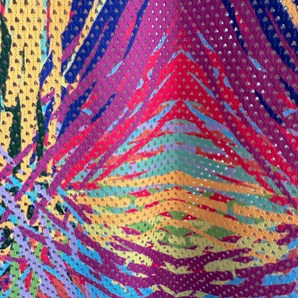 NWT ZARA OPEN KNIT JACQUARD TUNIC MULTICOLORED - Picture 5 of 5